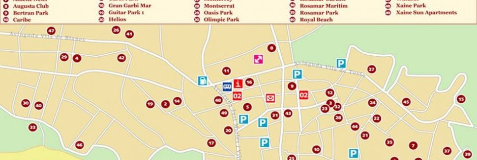 Коста Брава на Карте Испании