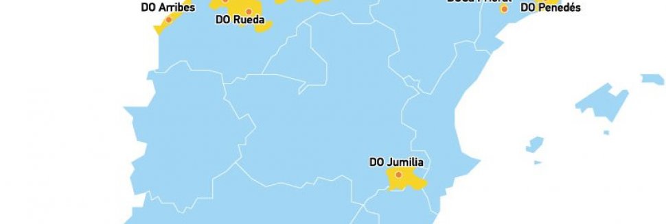 Регионы Испании Карта